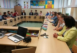 Lekcje pokazowe w pracowni językowej. (photo)