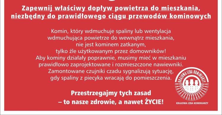 Komunikat Krajowej Izby Kominiarzy  - zdjęcie