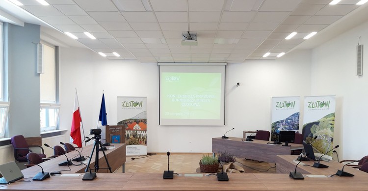 Konferencja prasowa burmistrza miasta Złotowa - zdjęcie