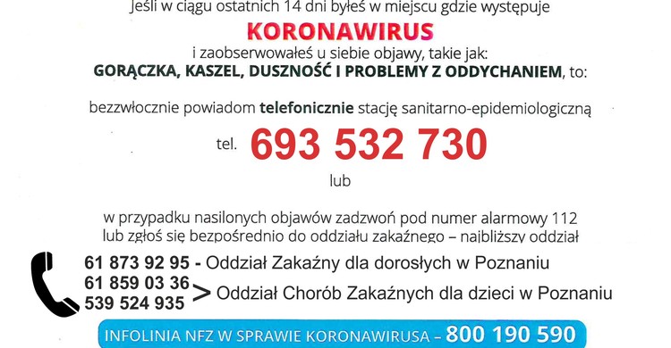 KORONAWIRUS - zasady postępowania - zdjęcie