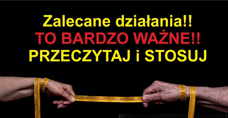 WAŻNE!! Zalecane działania zapobiegające zagrożeniu epidemiologicznemu COVID- 19  - zdjęcie