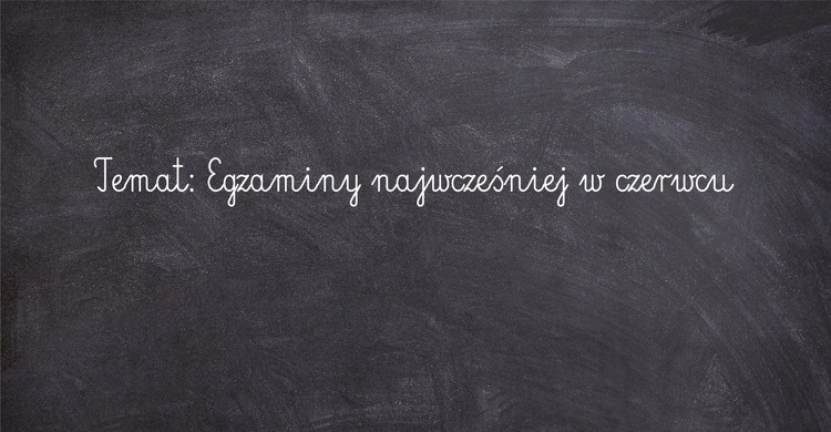 Komunikat: Co z egzaminami - zdjęcie