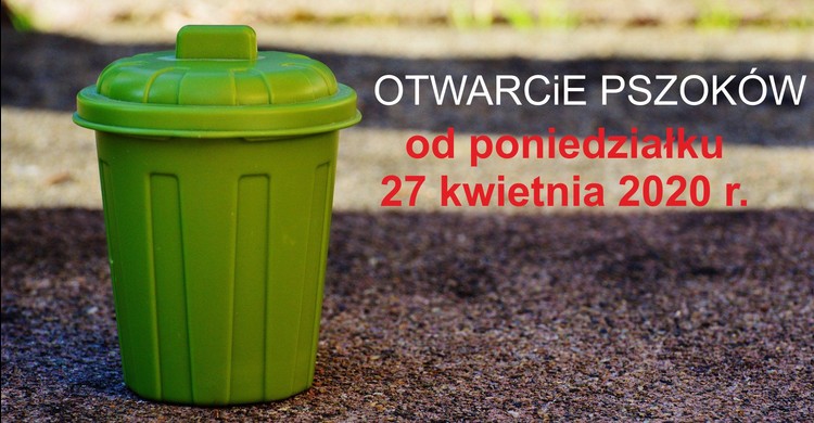  Komunikat ZGK: Ponowne otwarcie PSZOK - zdjęcie
