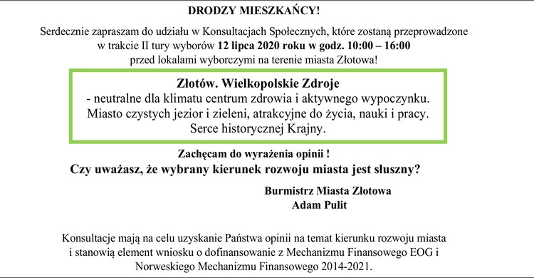 Konsultacje Społeczne - zdjęcie