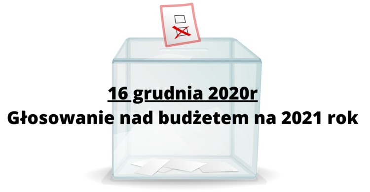 Już 16 grudnia głosowanie dotyczące budżetu na 2021 rok! - zdjęcie