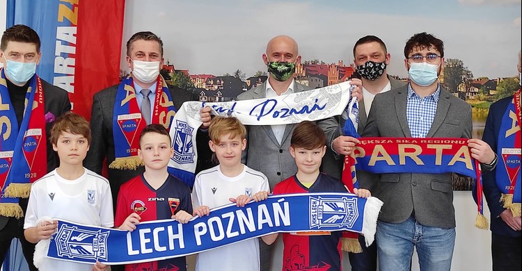 KKS Lech Poznań klubem patronackim MLKS Sparta Złotów - zdjęcie