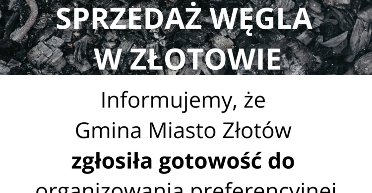 Sprzedaż węgla w Złotowie! - zdjęcie