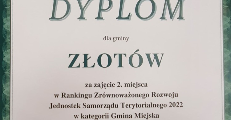 Złotów na 2 miejscu w kraju - zdjęcie