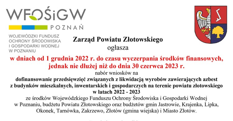 Dofinansowanie na usuwanie azbestu! - zdjęcie